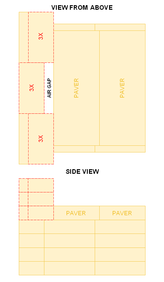 DIY pizza oven plans step 4 drawing