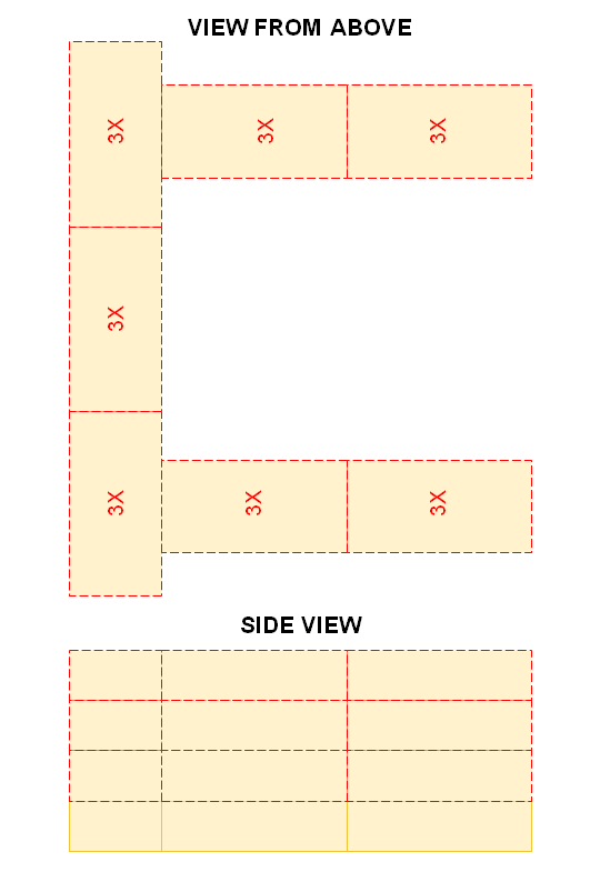 DIY pizza oven plans step 2 drawing