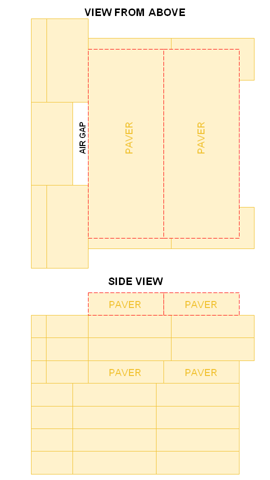 DIY pizza oven plans step 6 drawing