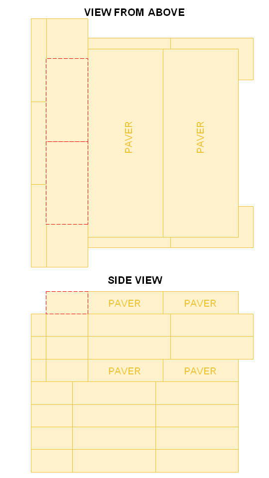 DIY pizza oven plans step 7 drawing
